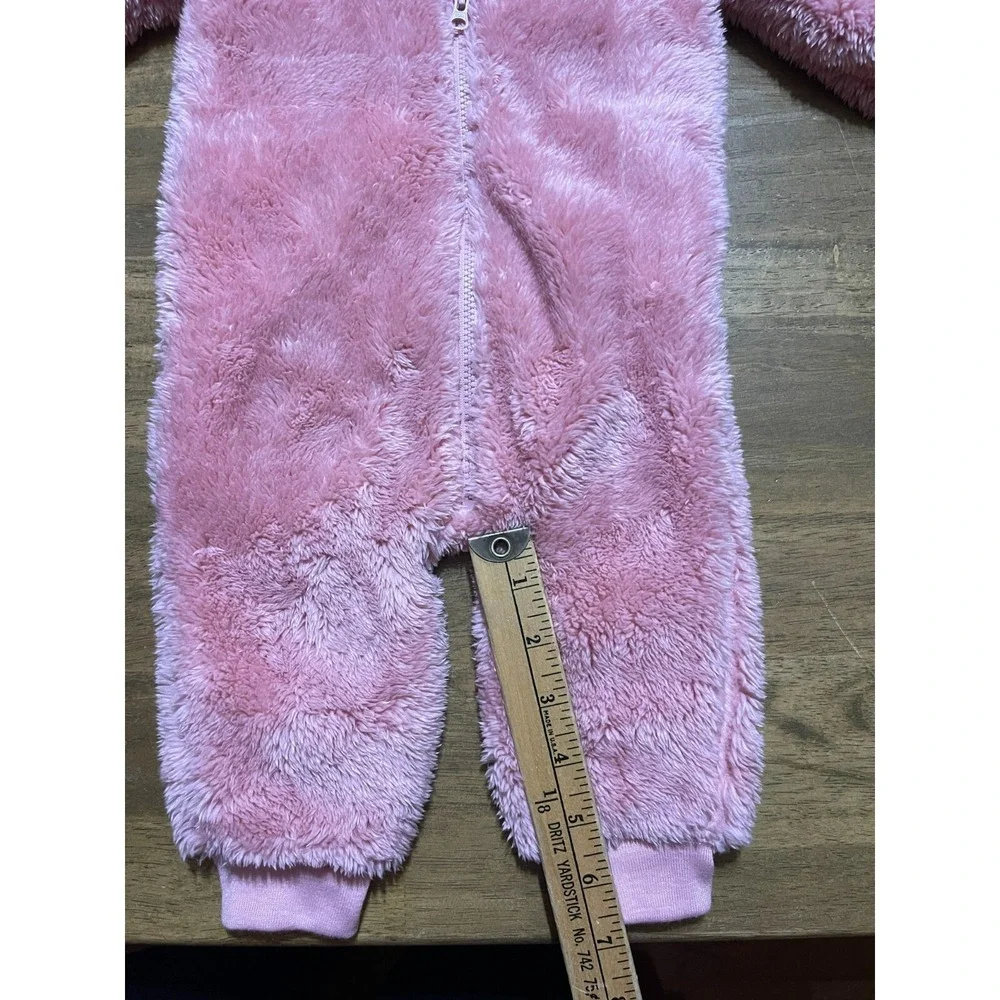 Carter's Snowsuit, Baby Size 3-6M, Pink Full Zip, Fleece Hoodie One Piece Winter